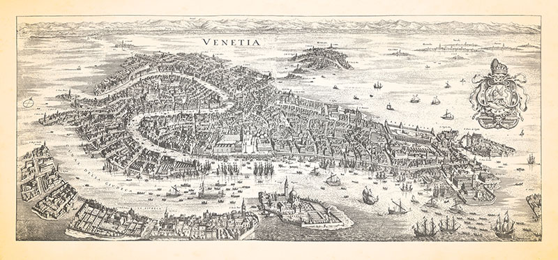 Antica mappa di Venezia